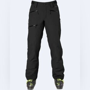Flylow Nina Pants Black Skiing Water Resistant Relaxed Adjustable Womens Medium